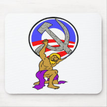 Obama Socialism Crushing Atlas We The People Mousepad