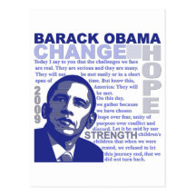 Obama Speech Postcards