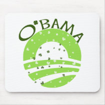 Obama St Patricks Day Mouse Pads