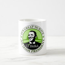 Obama St. Patrick's Day Mugs