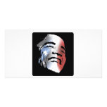 Obama StStripe 3black Customized Photo Card