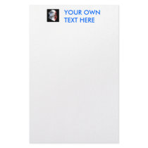 Obama StStripe 3black Custom Stationery