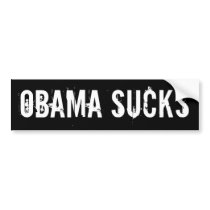 OBAMA SUCKS BUMPER STICKERS