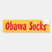 Obama Sucks Bumper Sticker