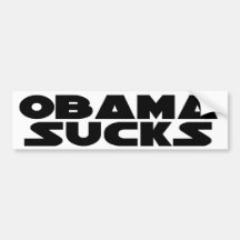 Obama Sucks Bumper Stickers