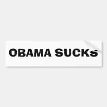 OBAMA SUCKS BUMPER STICKERS