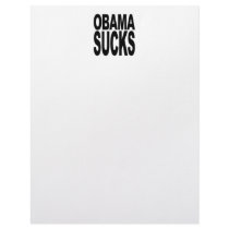 Obama Sucks Personalized Letterhead