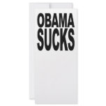 Obama Sucks rack cards