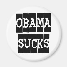 Obama Sucks Refrigerator Magnet