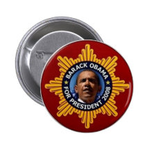 Obama sunburst button