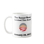 obama sunset, obama sunset, January 20, 2013, T... mugs