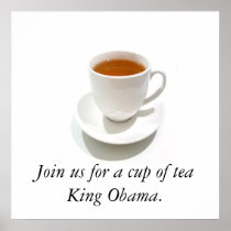 Obama Tea Party Poster