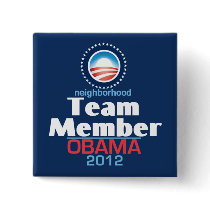 Obama Team Member Pinback Button