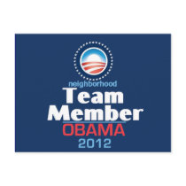 Obama Team Member Postcard