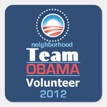 Obama TEAM Stickers