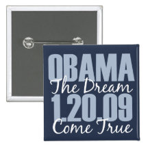 Obama The Dream Come True Button