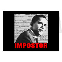 Obama the Impostor Card