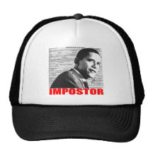 Obama the Impostor Hats