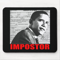 Obama the Impostor Mousepads