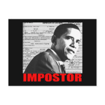 Obama the Impostor Postcards