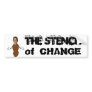 Obama, The STENCH , of CHANGE Bumper Sticker