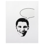 Obama thought bubble custom letterhead