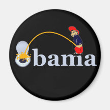 Obama (toilet) fridge magnets