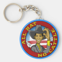 Obama tout le chapeau aucuns bétail porte-clefs