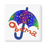 Obama Umbrella Inaguration Memento magnets