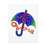 Obama Umbrella Inauguration Memento postcards