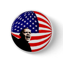 Obama US Flag Button