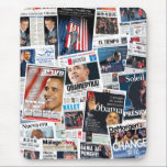 Obama Victory International Front Page Collage mousepads