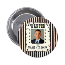 Obama: Wanted Pinback Button