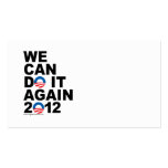 Obama: We Can Do It Again business cards