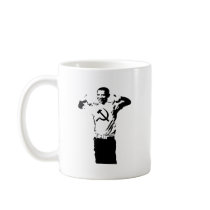 Obama wearing Commie t-shirt Mugs