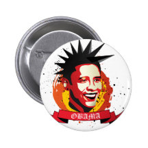 Obama What A Punk! Pin