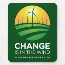 Obama Winds of Change Mousepad