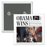 Obama Wins Button