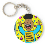 OBAMA WINS FOR KIDS KEY CHAINS