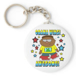 OBAMA WINS FOR KIDS KEYCHAINS