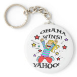 OBAMA WINS FOR KIDS KEYCHAIN