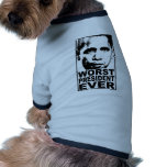 Obama Worst President Ever Doggie T-shirt