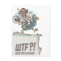 Obama WTF Dodo Bird Moment Postcards