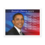 Obama Yes WE Can Postcard