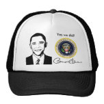 Obama Yes We Did Hat