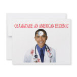 Obamacare Anti Obama Health Care Apparel invitations