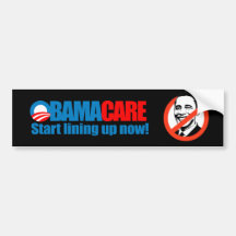 Obamacare - commencez à aligner maintenant adhésifs pour voiture