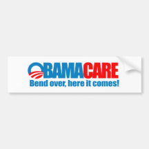 Obamacare - courbure ici elle vient adhésifs pour voiture