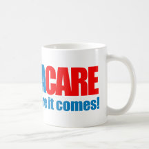 Obamacare - courbure ici elle vient tasses à café