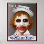 OBAMACARE NURSE CAMPAIGN 2012 Poster